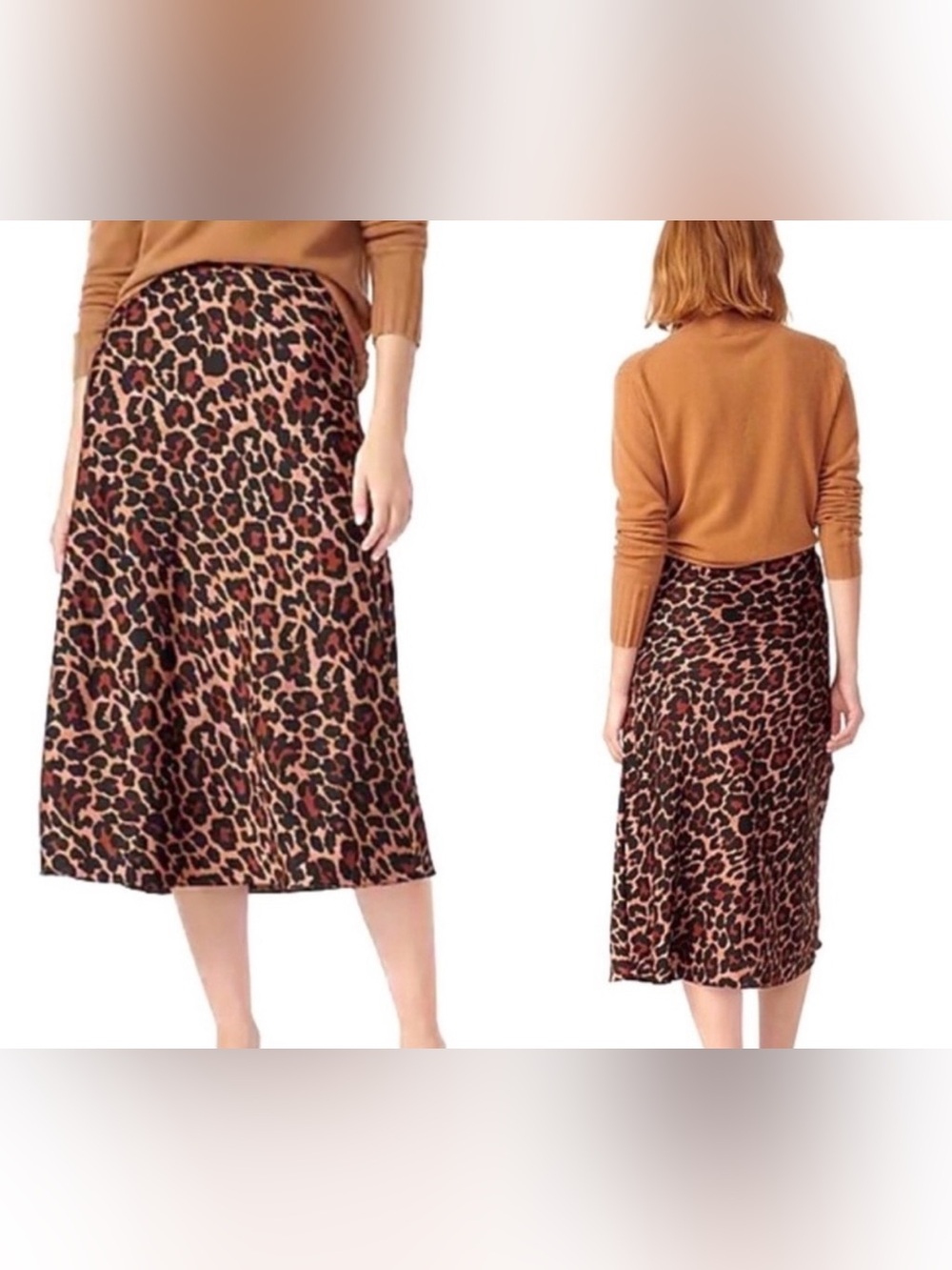 🐆J.Crew Gwyneth Leopard Skirt🐆